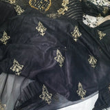 Black Embroidered Maxi | Women Frocks & Maxis | Medium | Worn Once