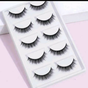 SHEIN | eyelashes 5 pairs | Women Beauty | Brand New with Tags
