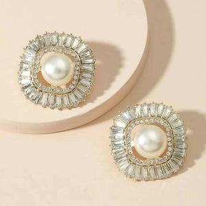 SHEIN | Rhinestone Decor Earrings | Women Jewelry | Brand New