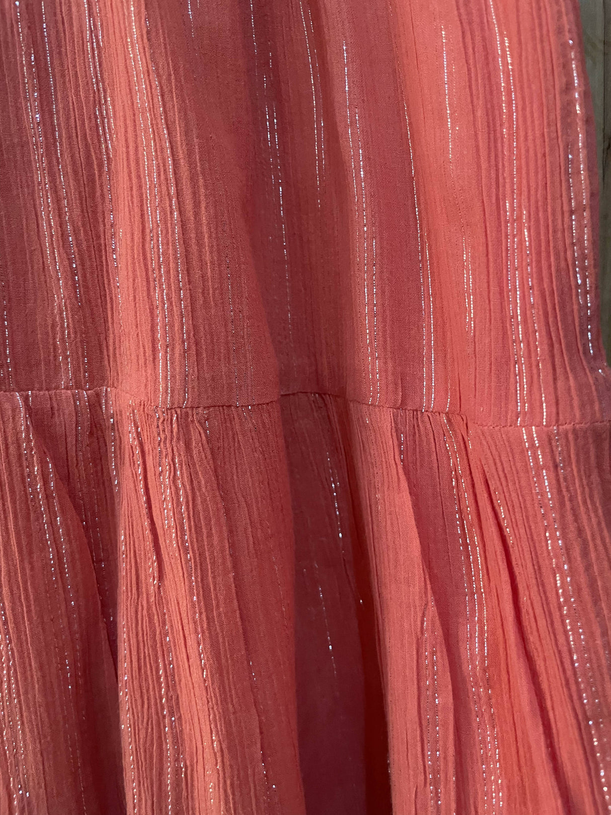 hopscotch | پتلون کے ساتھ نارنجی فراک (6-8 سال) | لڑکیوں کی شلوار قمیض | ایک بار پہنا۔