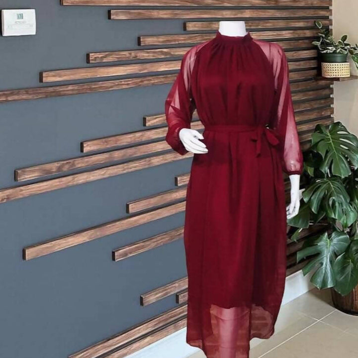 Beautiful Maroon Maxis | Women Froks & Maxis | Small | Women - Brand New with Tags