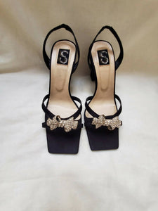 Sana Safinaz | Fancy Black Heels |Size : 40 | Women Shoes | New