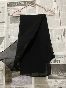 Black Saudi Maxi Style Abaya | Women Accessories | Medium | New