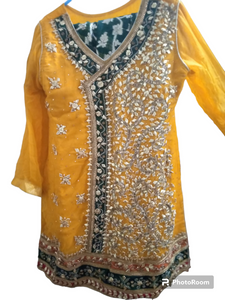 Rangrasiya | Bridal Mehndi Suit | Women Bridals | Worn Once