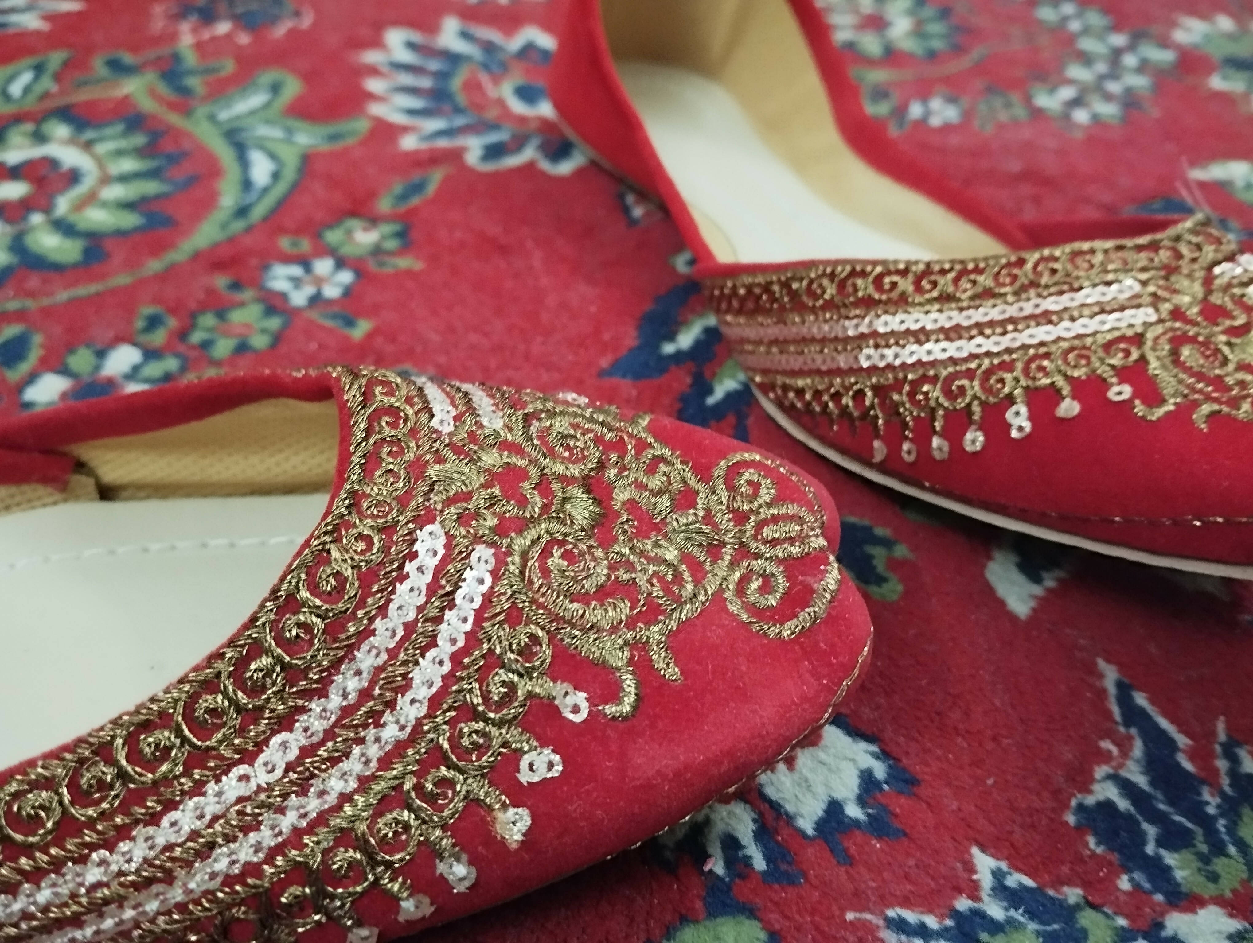 Embroidered Khussa | Women Shoes | Size: 40 | New