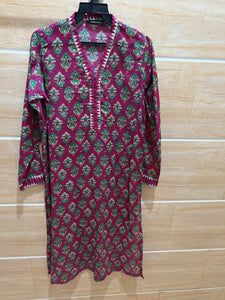 Alkaram | Women Branded Kurta | Small | Preloved