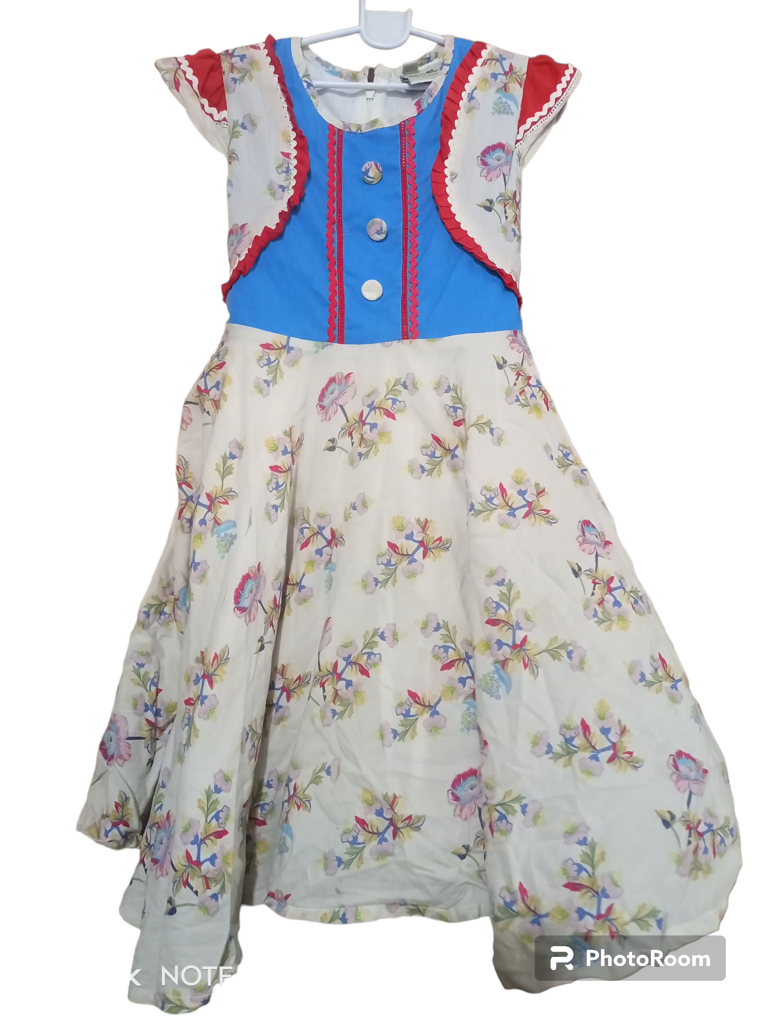 Kidz N Kidz | Floral frock (Size: 6 to 8 years ) | Girls Skirt & Dresses | Preloved