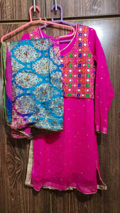 Beautiful Patila Suit | Women Locally Made Formals | Medium | Worn Once