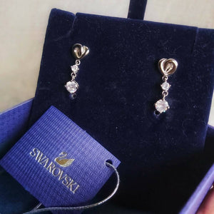 Swarovski | Lifelong Heart Drop Earrings | Women Jewelry | Brand New