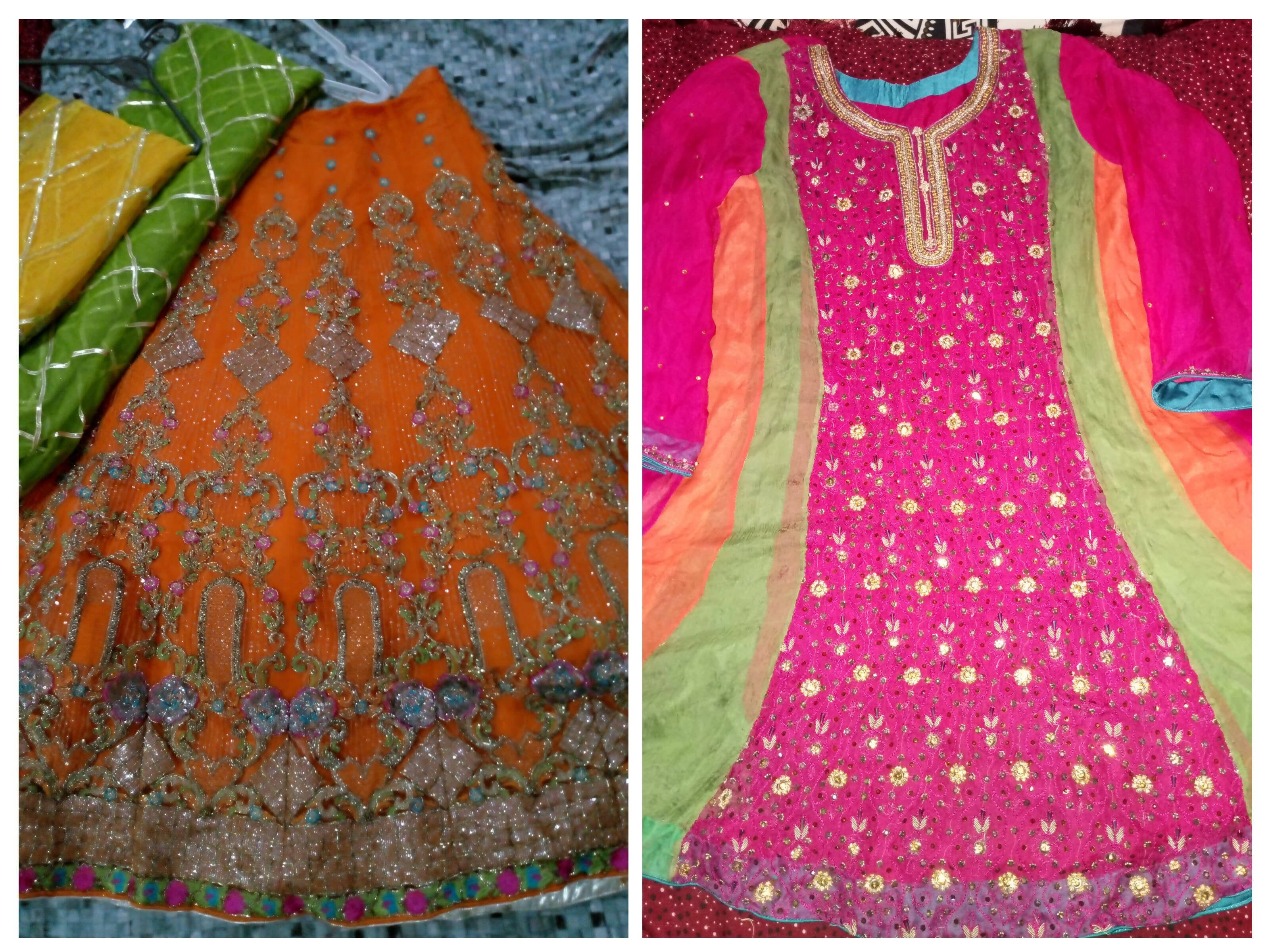 Stylish Mehendi Dress | Women Locally Made Formals | Medium | New