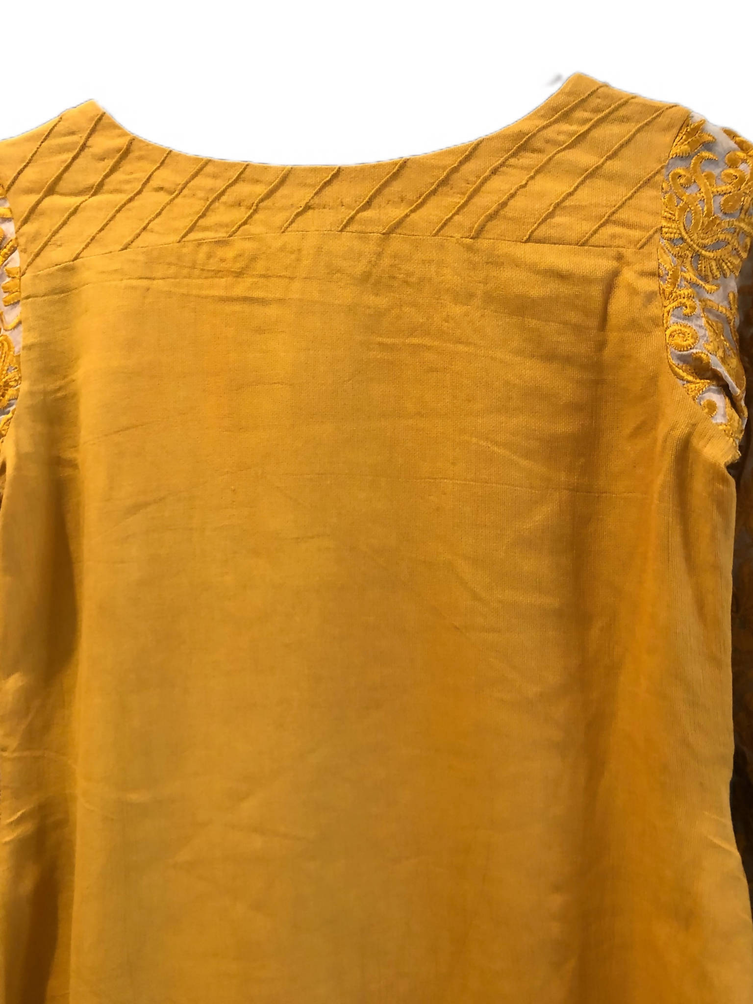 Long mustard shirt | Women Kurta | Preloved