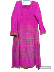 Pink Kurta | Women Locally Made Kurta | Medium | Worn Once