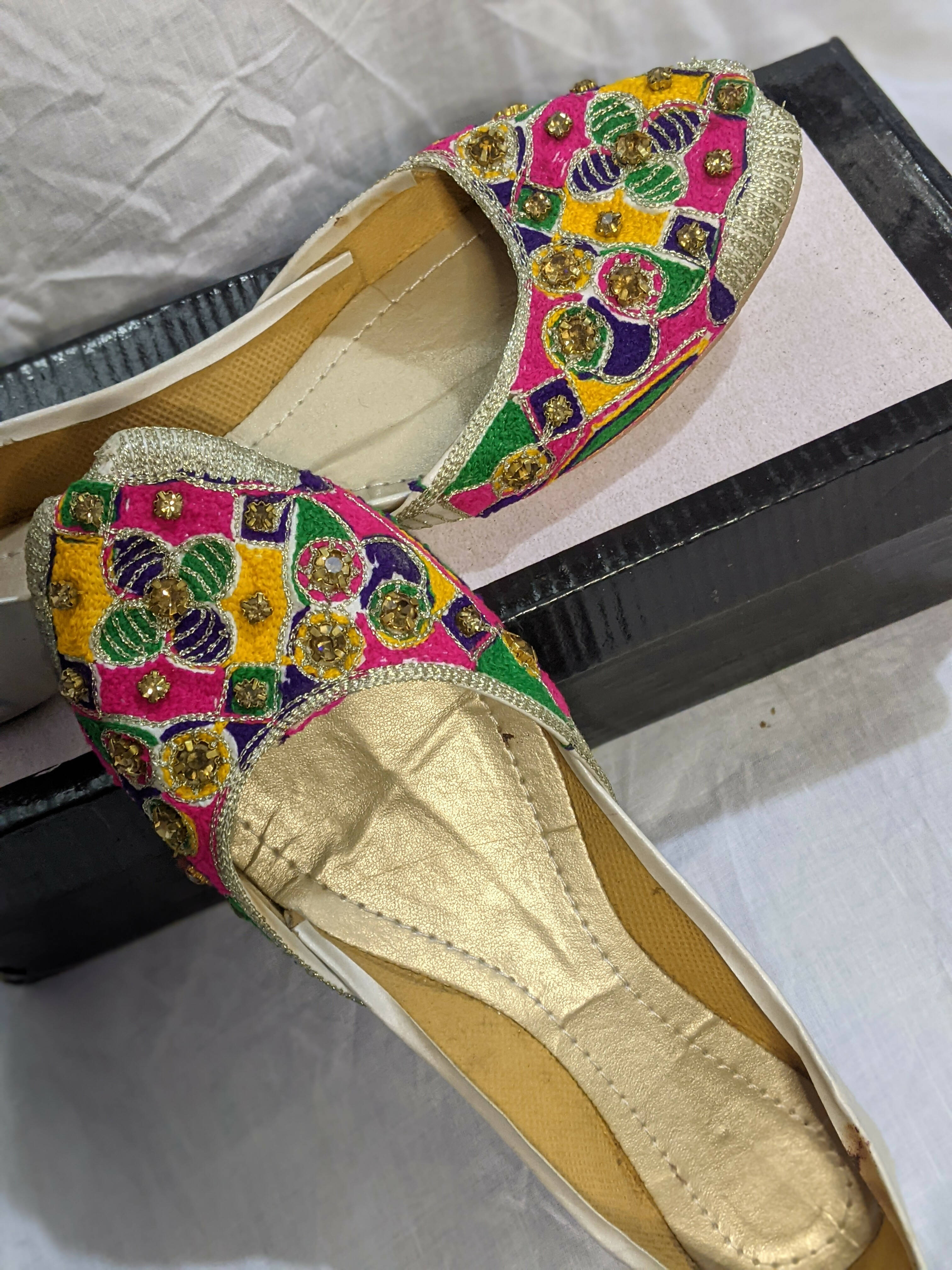 Two pair khussas | Women Shoes | Casual Shoes | Size 9 | Preloved