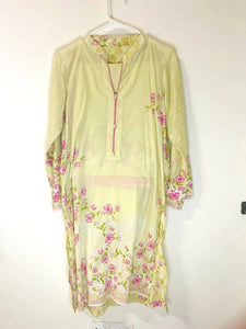 Yellow 2pc Suit | Women Locally Made Kurta | Preloved