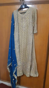Formal Pastel Bridal Maxi | Women Bridals | Medium | Preloved