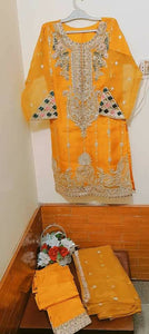 3pc mehndi Suit | Women Locally Made Formals | Medium | Worn Once