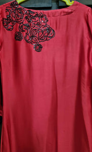 Limelight | red color shirt | Women Branded Kurta | Worn Once