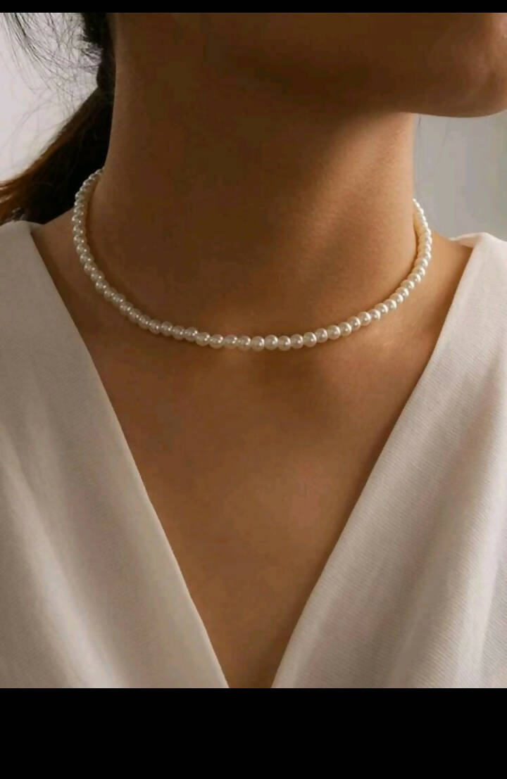 Shein | Faux Pearl Decor Necklace| Women Jewelry | Brand New