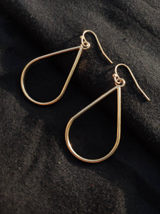 Shein | Golden teardrop hoops earrings | Women Jewellery | Brand New