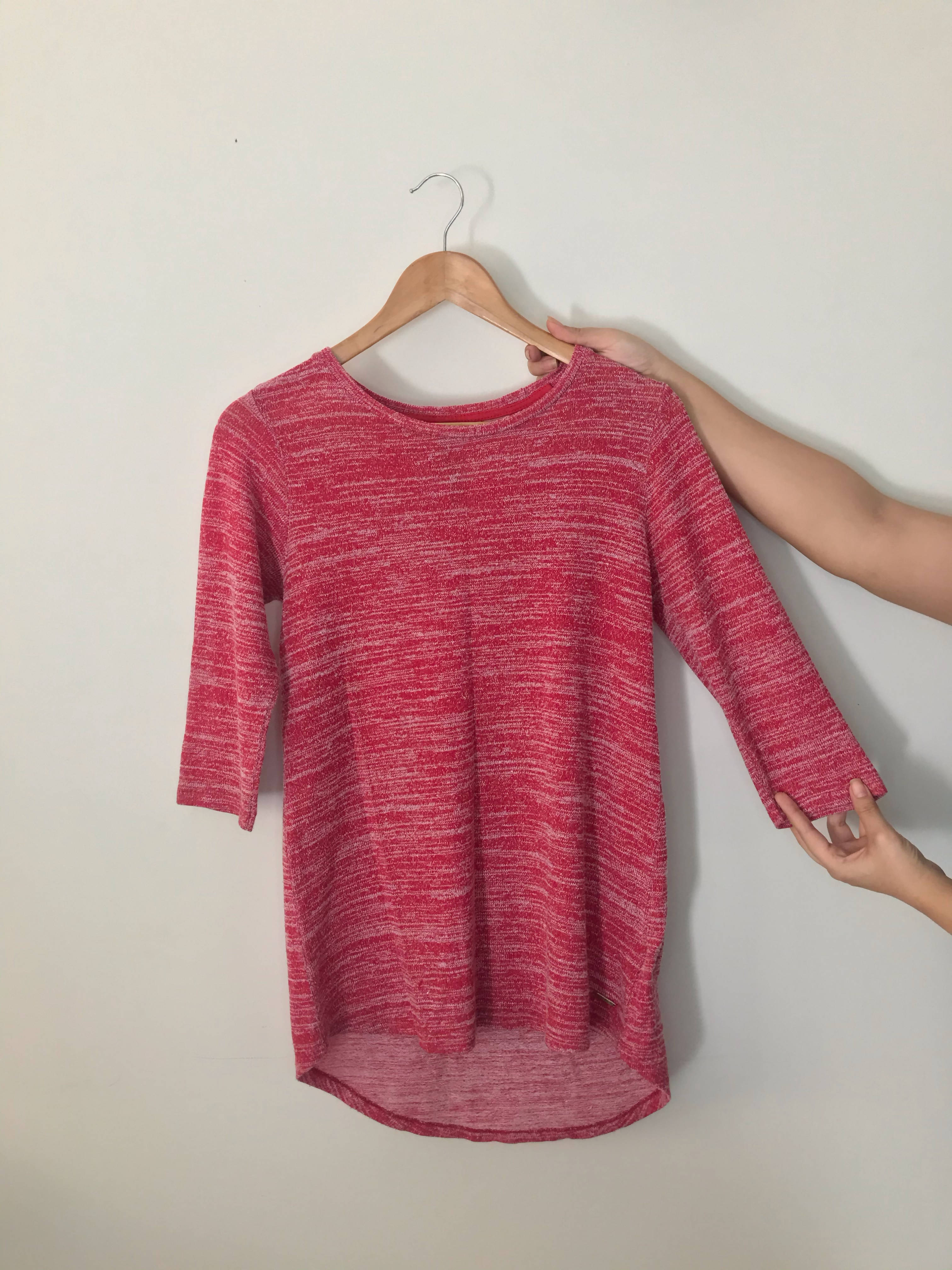Outfitters | Pink Stretchable Too W Net Design | Women Tops & Shirts | Preloved