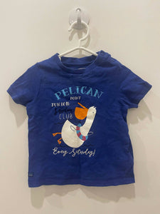 Mothercare | Blue Shirt (6-9 months) | Boys Tops & Shirts | Preloved