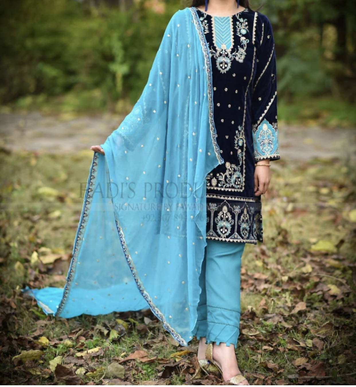 Blue Shalwar kameez | Women Formals | New