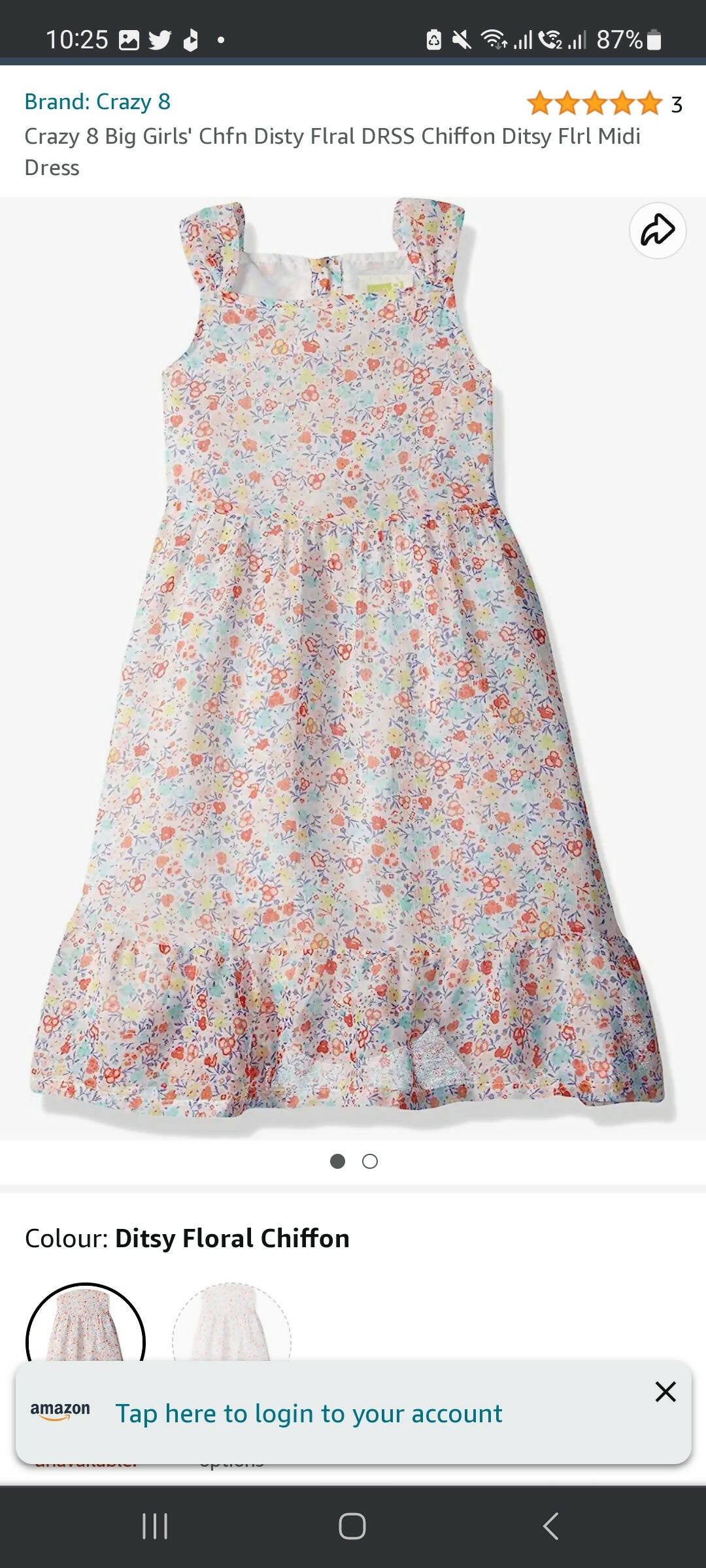 Floral Frok | Girls Skirt & Dresses | Medium | Preloved