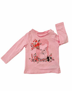 MOTHERCARE | BABY GIRL | LONG SLEEVE T-SHIRT | PRELOVED