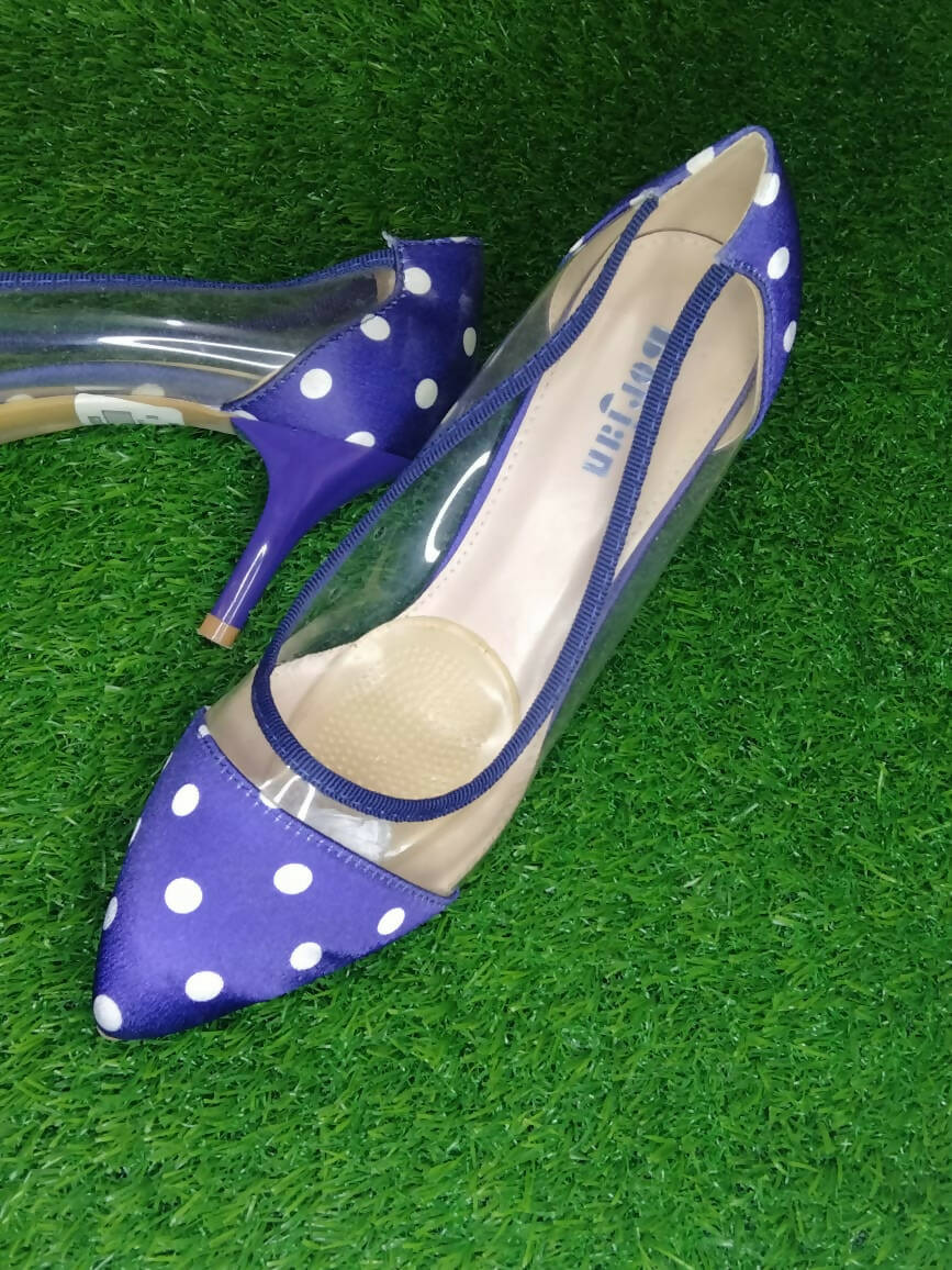 Borjan | Blue Heels | Women Shoes | Size: 39 | New