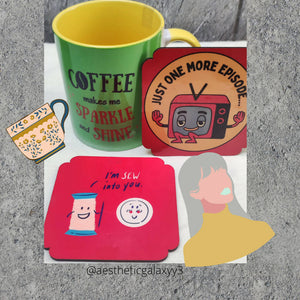Sparkle and shine Mug with coasters | Gifts & Stationary | Brand New