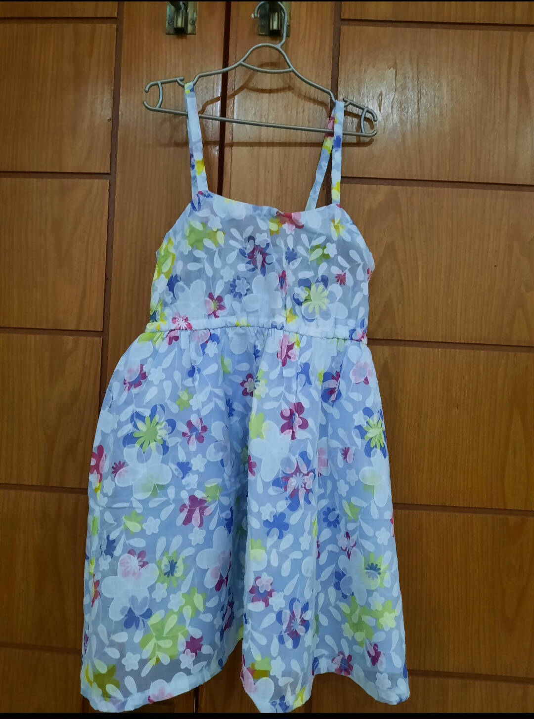 Blue Floral Frok | Girls Skirt & Dresses | Medium | Preloved