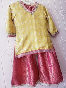 Banarsi sharara | Girls Shalwar Kameez | Small | Worn Once