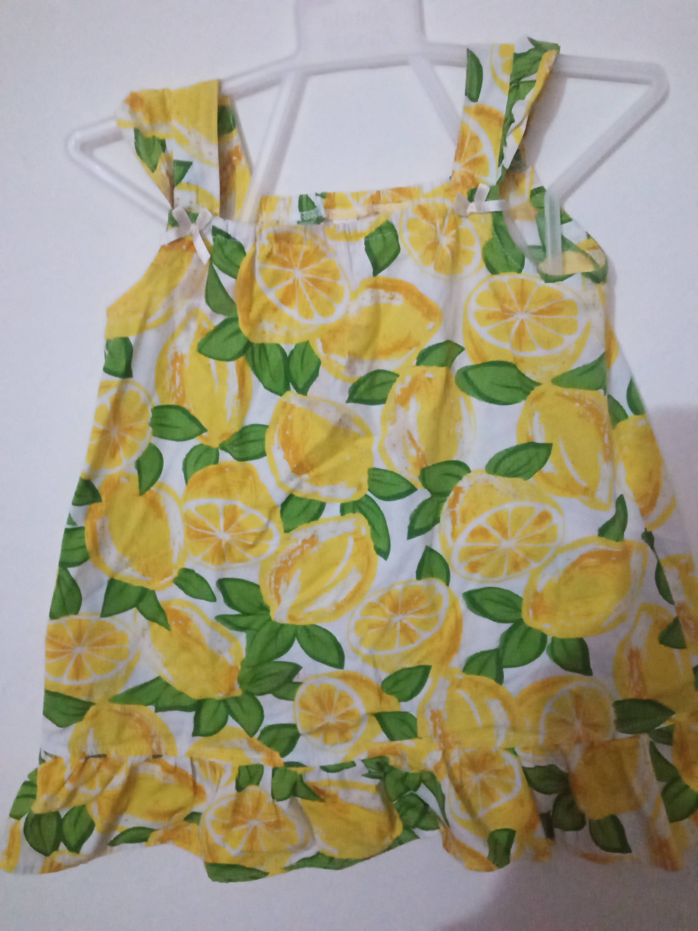 Lemon colour Frock | Girls Dresses & Skirts | Preloved