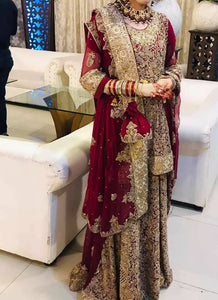 Barat Heavy Suit | Women Bridals | Small | Worn Once