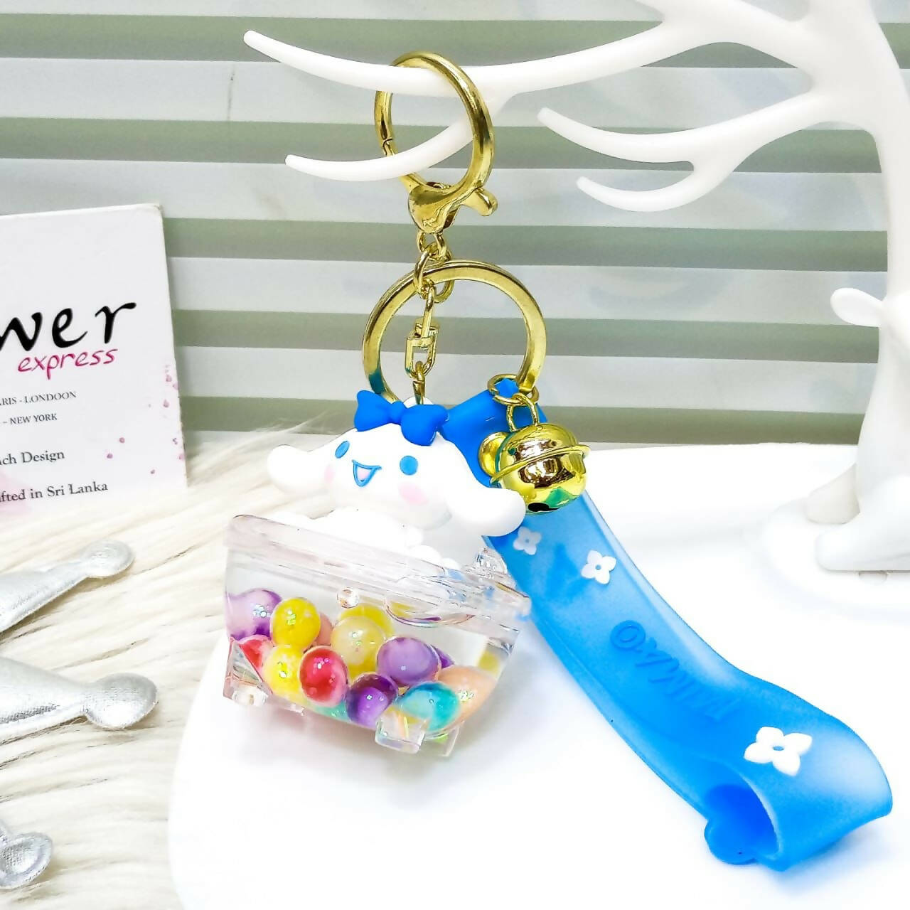 Acrylic l Water Jelly Fill Fancy Keychains l Stylish & Lovely l Imported Keychains l New l for kids