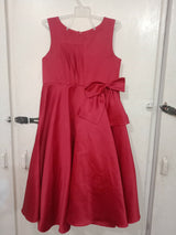 Red silk dress | Kids | Girls Skirts & Dresses | 7-8 Year | Preloved