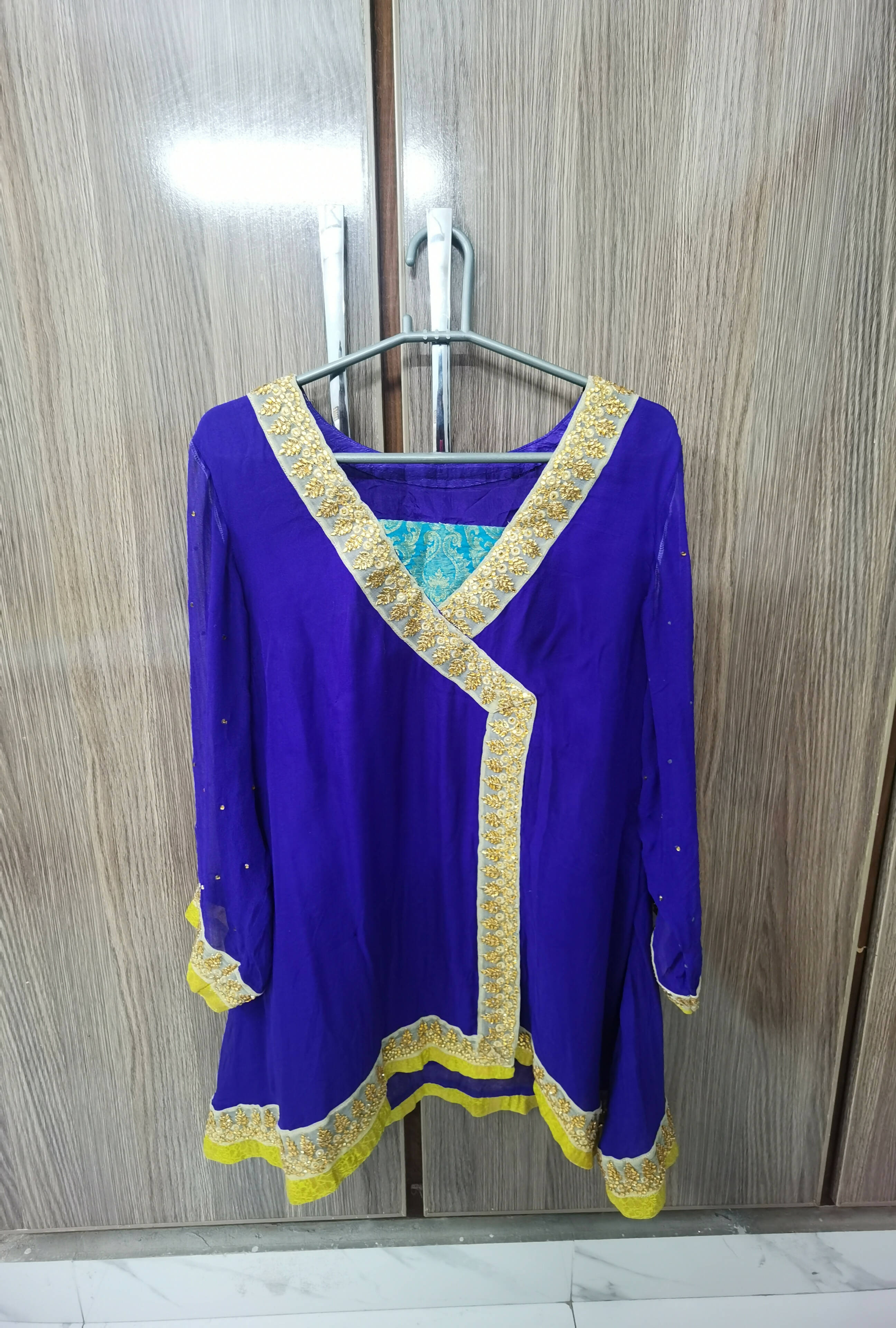 Fancy Gharara Suit | Women Locally Made Formals | Large | Preloved