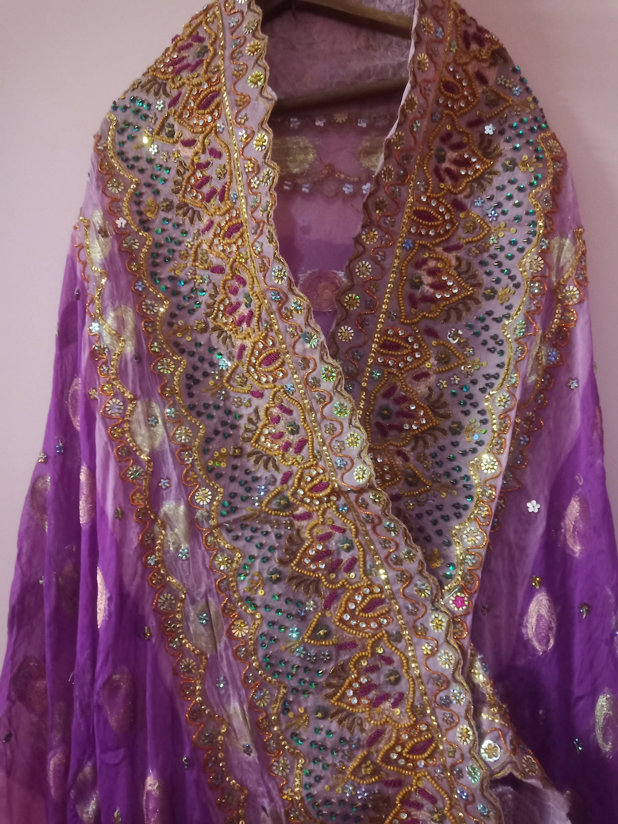 Beautiful Purple pink Suit | Women Bridals | Small | Worn Once