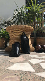 Black Peshawari Sandal | Men Accessories & Footwear | Chappals & Sandals | Size: 10 | New