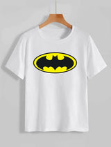 Fashion Holic | Batman Printed (ALL SIZES) | Half Sleeves T-Shirt | Women Tops and Shirt | New