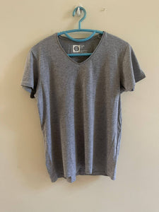 Grey V-Neck Shirt | Men T-Shirts & Shirts | Preloved