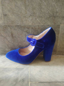 Dame Rose | Blue Heels | Women Shoes | Worn Once