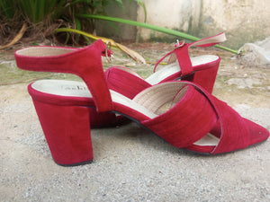 Black beiger | Maroon Red heels | Women Shoes | Preloved