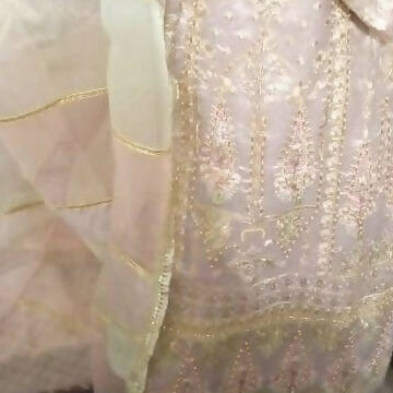 Beautiful Organza Suit | Women Locally Made Formals | Small | Preloved