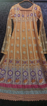 Formal Net Maxi | Women Frocks & Maxis | X-Small | Worn Once