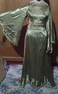 Silk Copper Brownish Shrara (Size: XS) | Women Formals | New