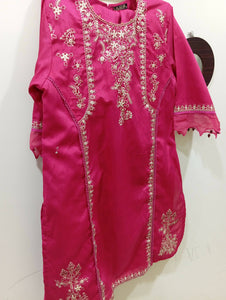 Embroidered Stitched Suit | Women Locally Made Formals | Large | New