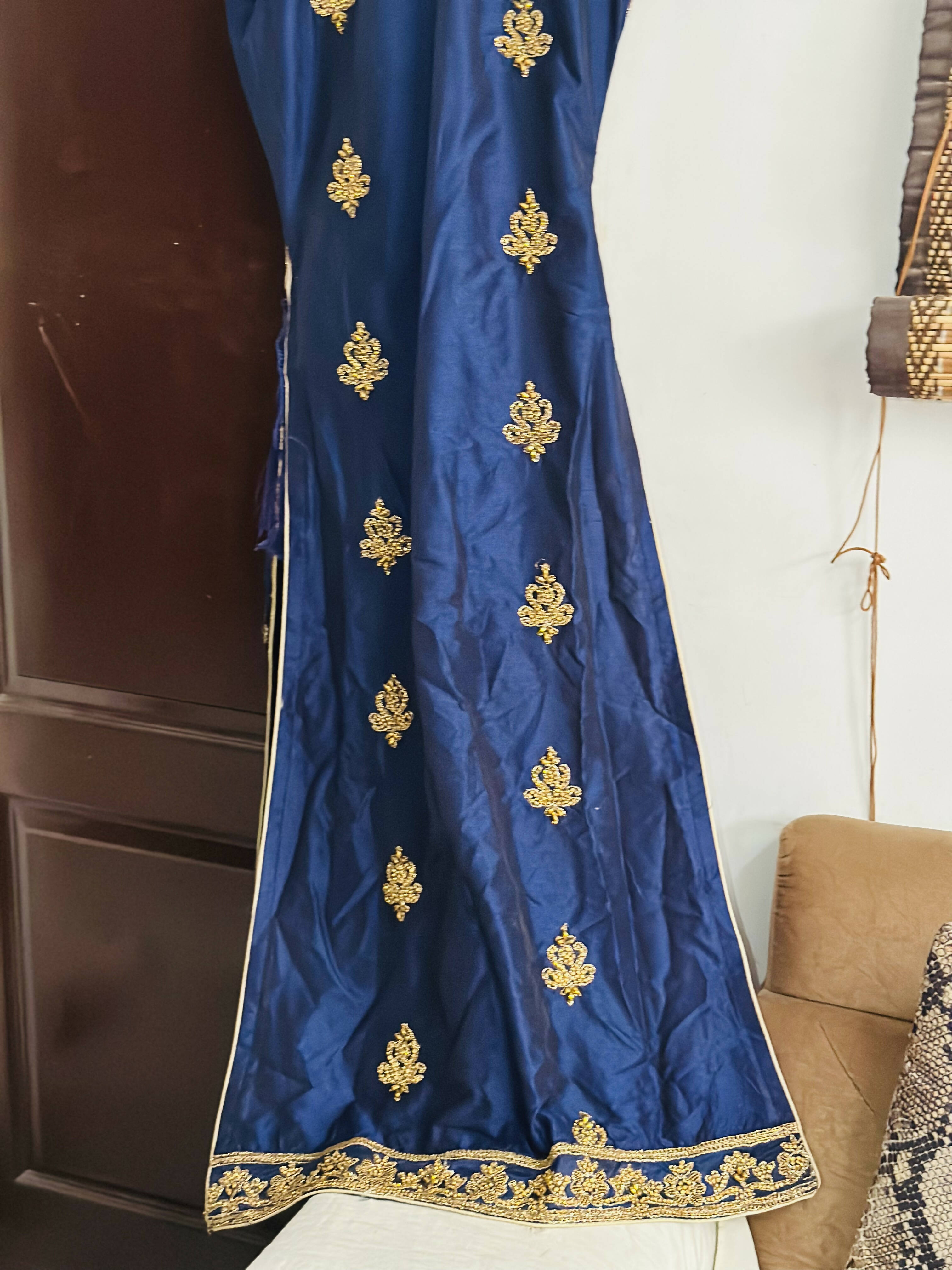 Beautiful Full Embroidered Gown | Women Locally Made Formals | Small | Wore Once