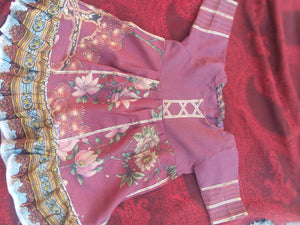 Baby girl pink frock and pajama | Girls Shalwar Kameez | Brand new