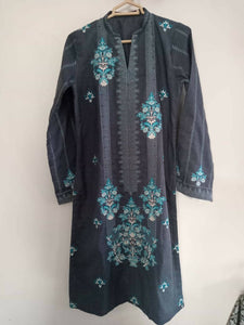 Khaddar embroidered Kurta | Women Locally Made Kurta | Small |New